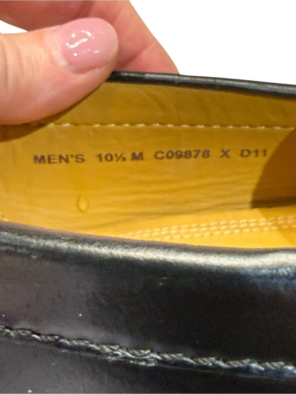 Cole Haan Men’s 10.5 Classic Black Leather Kiltie Loafers Nike Air